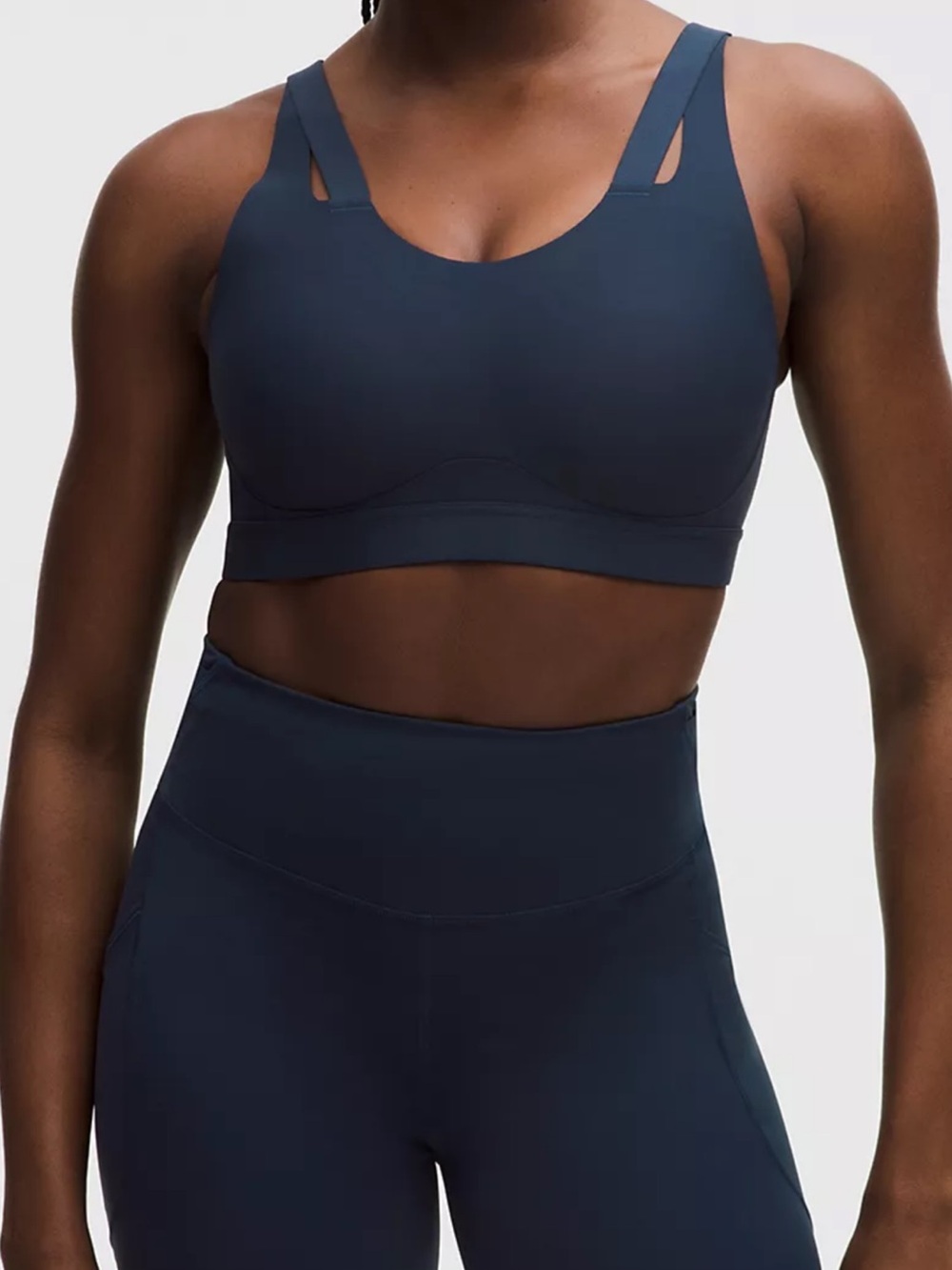 lululemon athletica Navy High-Support Sports Bra